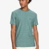 Budget 🔔 Quiksilver KENTIN MANCHES COURTES POUR EQYKT - T-shirt Imprimé - Green 🔥