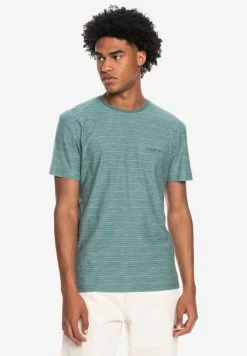 Budget 🔔 Quiksilver KENTIN MANCHES COURTES POUR EQYKT - T-shirt Imprimé - Green 🔥