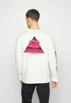 De gros ✨ Quiksilver CLEAR SKIES TEES - T-shirt à Manches Longues - Snow White 💯