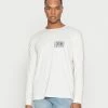 Budget 🎁 Quiksilver ELECTRIC FEEL - T-shirt à Manches Longues - Antique White 😍