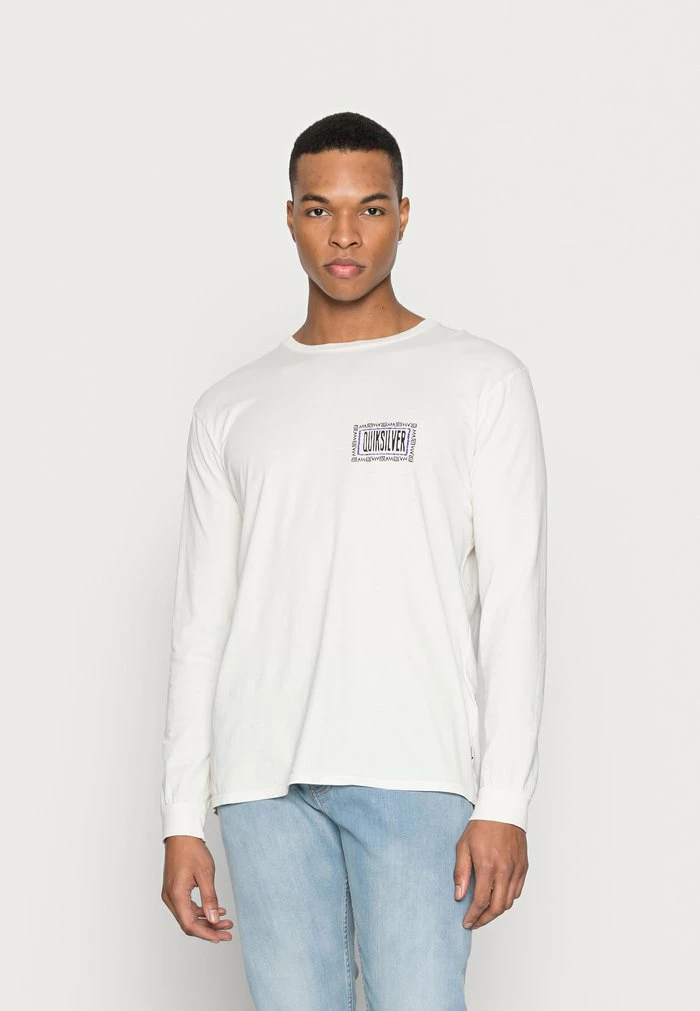 Budget 🎁 Quiksilver ELECTRIC FEEL - T-shirt à Manches Longues - Antique White 😍 1 Budget 🎁 Quiksilver ELECTRIC FEEL - T-shirt à Manches Longues - Antique White 😍