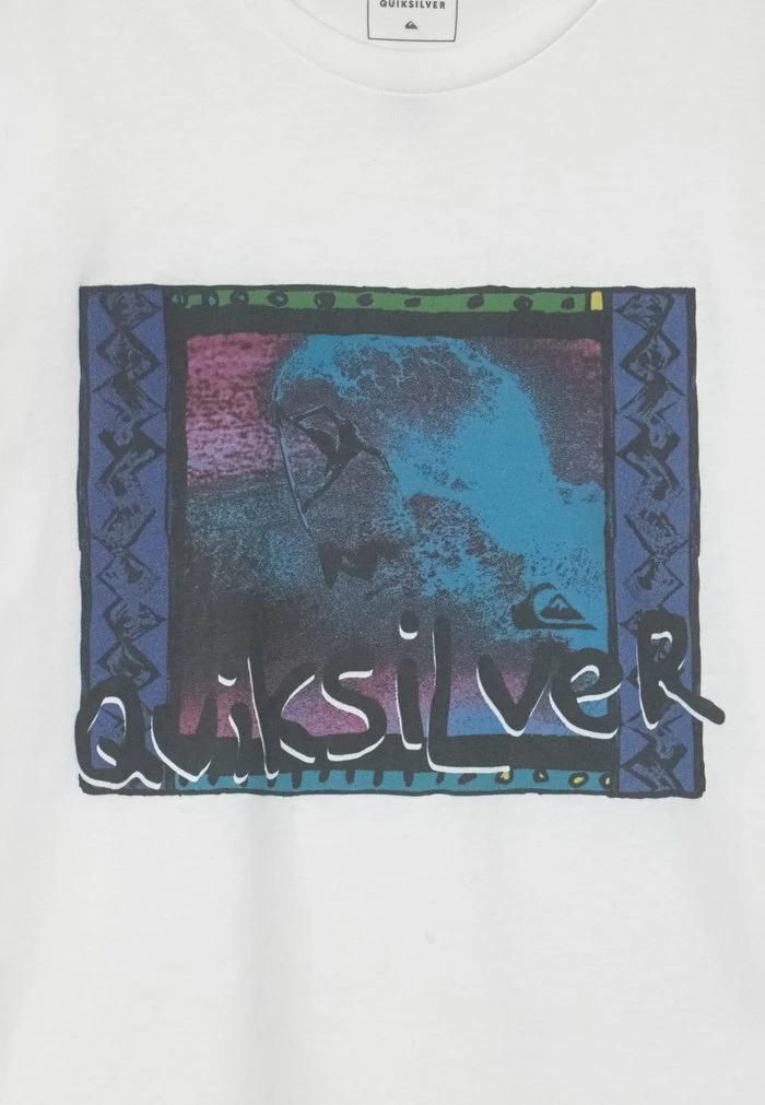 Nouveau ✨ Quiksilver FUTURE ISLANDS - T-shirt Imprimé - White 🧨 3 Nouveau ✨ Quiksilver FUTURE ISLANDS - T-shirt Imprimé - White 🧨 – Image 3