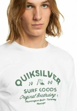 Bon marché 👍 Quiksilver CLOSED TION - T-shirt à Manches Longues - White ⭐ -Quiksilver Soldes Boutique f2f424aecd2044b9b126998c9768d27b