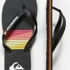 Meilleure affaire 🔔 Quiksilver MOLOKAI SEASONS - Tongs - Black/red/black 🎉