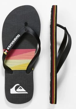 Meilleure affaire 🔔 Quiksilver MOLOKAI SEASONS - Tongs - Black/red/black 🎉