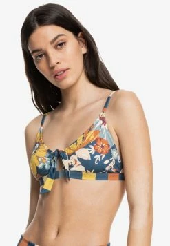 Meilleure affaire 🔔 Quiksilver Haut De Bikini - Dark Denim Wallflower ⭐