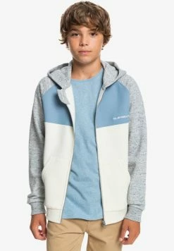 Le moins cher 💯 Quiksilver EASY DAY - Sweat à Capuche Zippé - Mottled Royal Blue 🌟