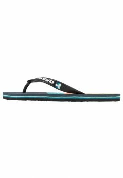 Offres ✔️ Quiksilver MOLOKAI - Tongs - Black/blue 🤩