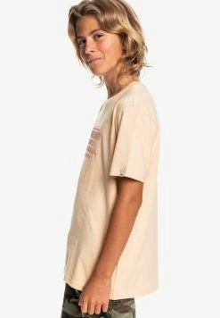 De gros 🔔 Quiksilver FEEDING LINE - T-shirt Imprimé - Almond Cream 💯 -Quiksilver Soldes Boutique f85a623ce7e7478b929f9ccad7da8eaa