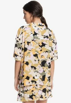 Meilleure vente 🔥 Quiksilver Polo - Oatmeal Camo Swirl 👍 -Quiksilver Soldes Boutique f8a73e7636fd4cc19db969939ab35a0b