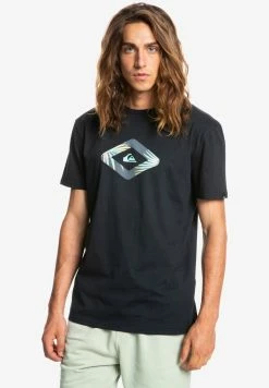 Acheter ⌛ Quiksilver LET IT RIDE - T-shirt Imprimé - Black 🎁