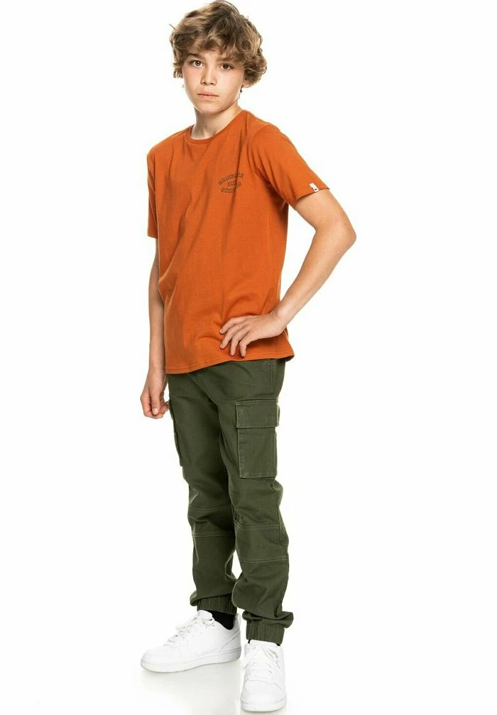 Budget 🤩 Quiksilver WILD CARD - T-shirt Imprimé - Cinnamon 🤩 2 Budget 🤩 Quiksilver WILD CARD - T-shirt Imprimé - Cinnamon 🤩 – Image 2