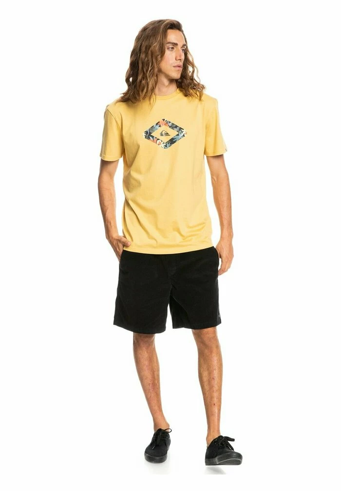 Remise 🤩 Quiksilver LET IT RIDE - T-shirt Imprimé - Rattan 🧨 3 Remise 🤩 Quiksilver LET IT RIDE - T-shirt Imprimé - Rattan 🧨 – Image 3