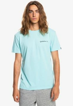Meilleur prix 🔔 Quiksilver RESIN TINT - T-shirt Imprimé - Blue 👍