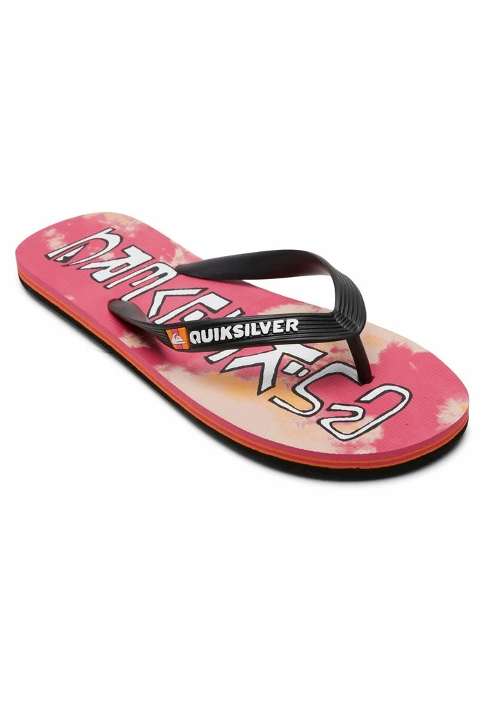 Bon marché 😀 Quiksilver MOLOKAI ACID DROP - Tongs - Black/orange/orange 💯 2 Bon marché 😀 Quiksilver MOLOKAI ACID DROP - Tongs - Black/orange/orange 💯 – Image 2