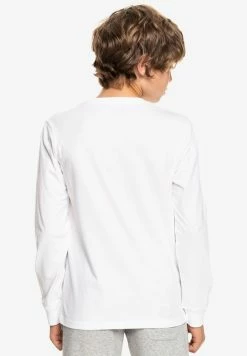 Coupon 💯 Quiksilver WAVEY SKULL - T-shirt à Manches Longues - White ✨ -Quiksilver Soldes Boutique fd9dd2b548864a61844aff8e382a69df