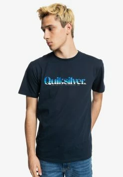 Offres 💯 Quiksilver PRIMARY COLOURS - T-shirt Imprimé - Navy Blazer 🔥
