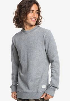 Offres 🔔 Quiksilver Sweatshirt - Light Grey Heather 💯