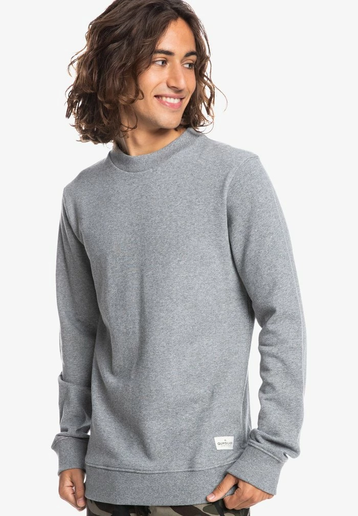 Offres 🔔 Quiksilver Sweatshirt - Light Grey Heather 💯 1 Offres 🔔 Quiksilver Sweatshirt - Light Grey Heather 💯