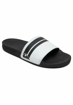 Promo 💯 Quiksilver RIVI SLIDE - Sandales De Bain - White/black/white 🔥 -Quiksilver Soldes Boutique ff15ffda73d2483db3d21857d307a3d1